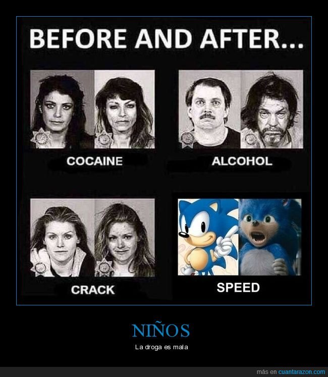 antes y despues,droga,politoxicomanos,sonic