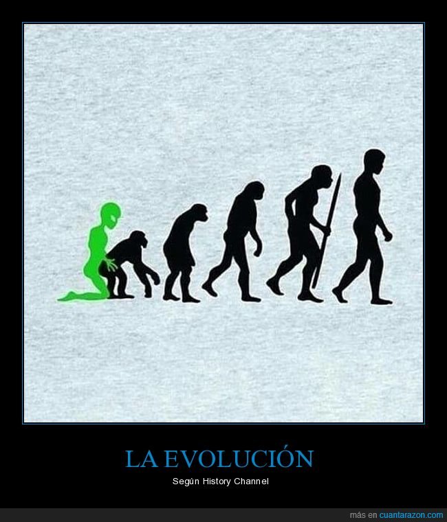 evolución,extraterrestre,mono