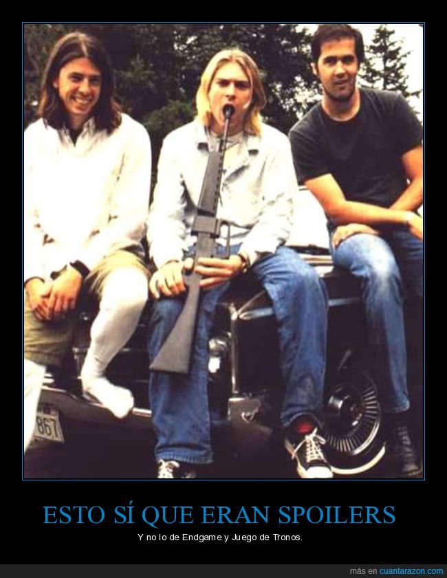 nirvana,kurt cobain,arma,spoiler