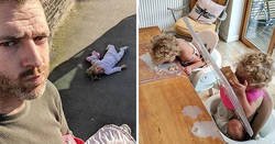 Enlace a Este padre de 4 hijas se niega a “endulzar” sus fotos de Instagram