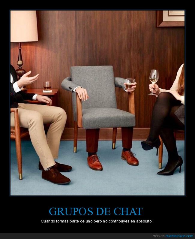 grupo de whatsapp,contribuir,silla