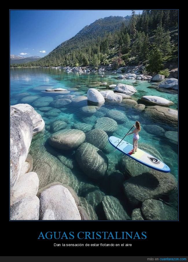 paisaje,lago,agua,cristalina,paddle surf