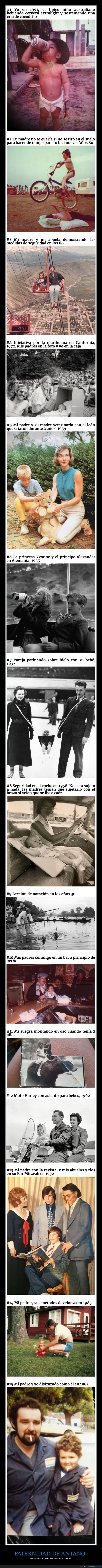 padres,hijos,niños,retro