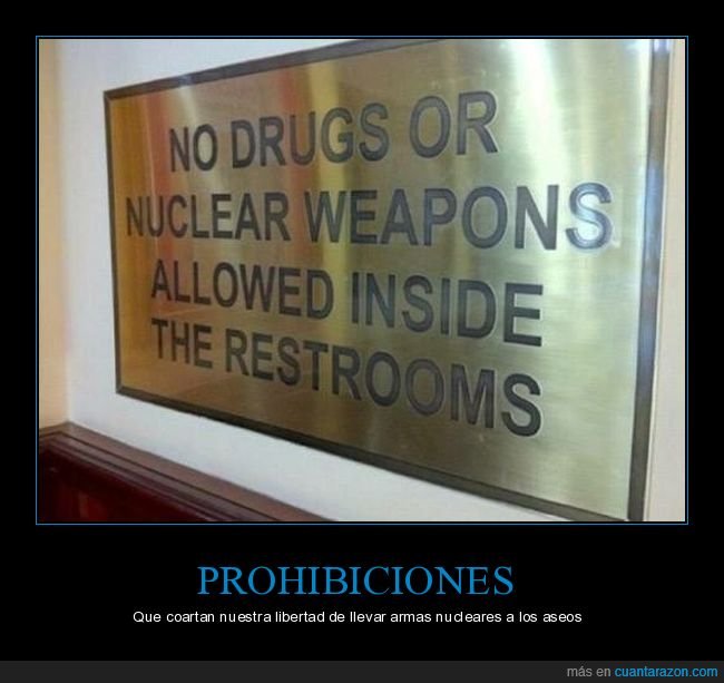 cartel,aseo,drogas,armas nucleares