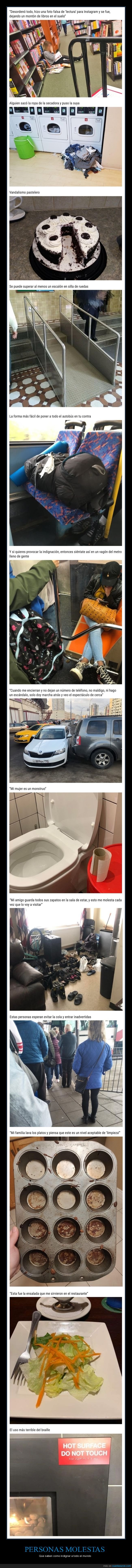 molestos,situaciones exasperantes,de los nervios