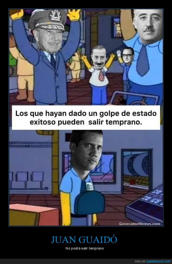 golpe de estado,exitoso,guaidó,simpsons