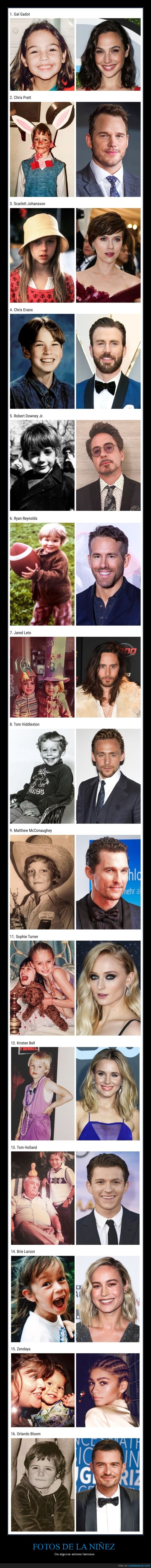 famosos,ni&ntilde;os