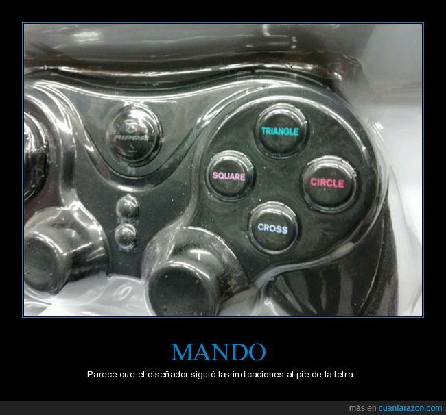diseñador,mando,fails
