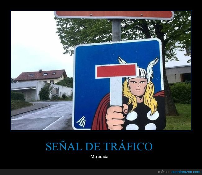 thor,pintada,señal