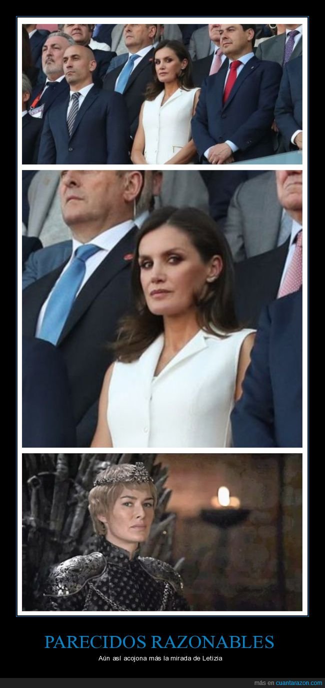 letizia,cercei lannister,parecidos,juego de tronos