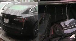 Enlace a El coche Tesla, el más innovador del mundo, tiene un absurdo fallo de diseño que hace que el maletero quede empapado