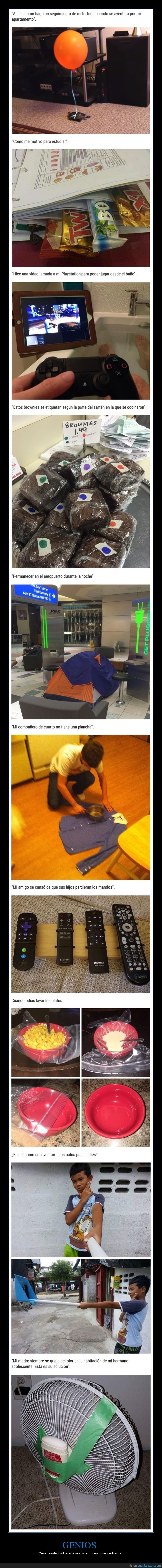 genios,creatividad,problemas,soluciones