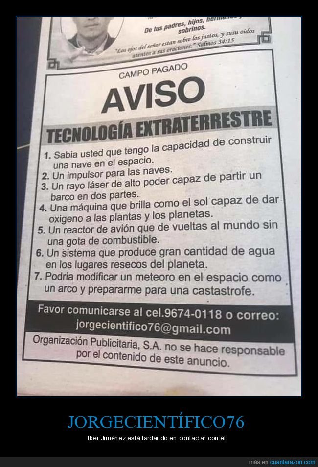 tecnología extraterrestre,anuncio,wtf