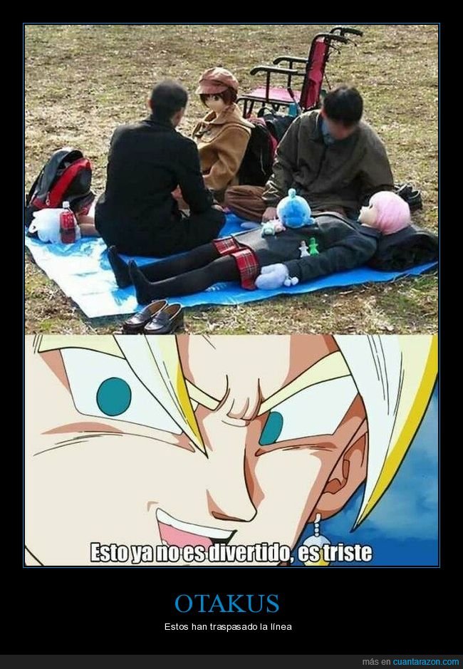 otakus,muñecas,divertido,triste