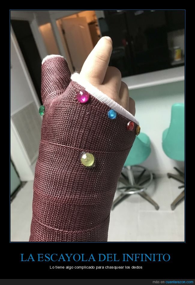 escayola,infinito,los vengadores,thanos