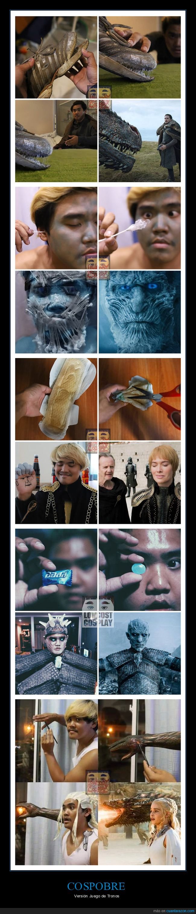cospobre,lowcost cosplay,juego de tronos