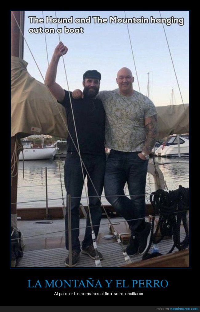 la montaña,el perro,barco,juego de tronos