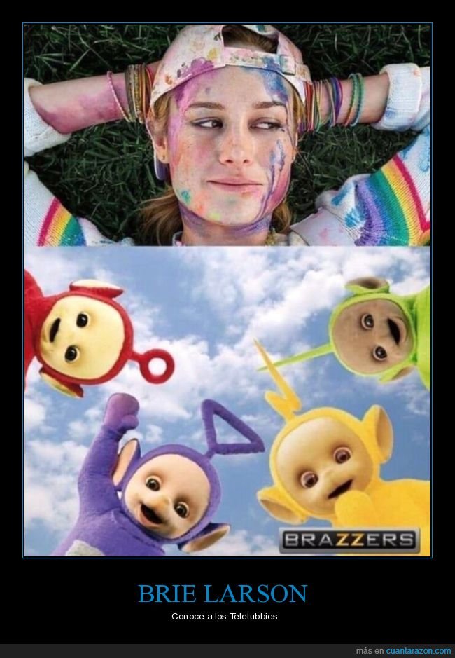 brie larson,teletubbies