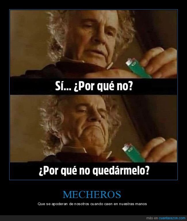 mechero,quedárselo,bilbo,el señor de los anillos