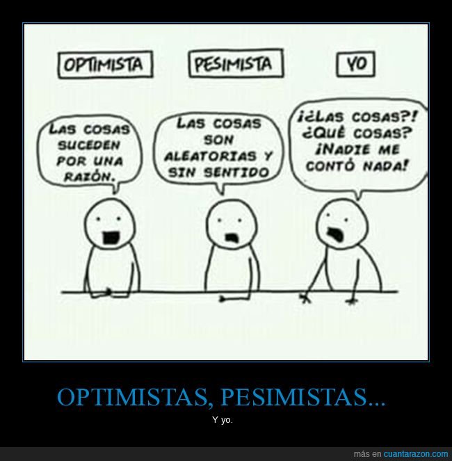 optimista,pesimista