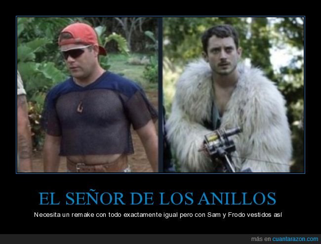 el señor de los anillos,remake,ropa