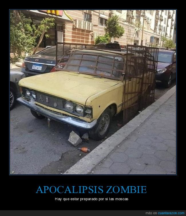 coche,apocalipsis zombie,wtf