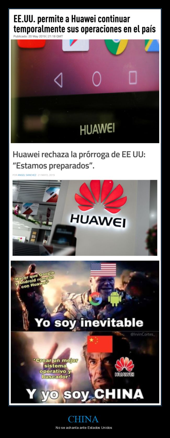 eeuu,huawei,prórroga,rechazar,thanos,los vengadores
