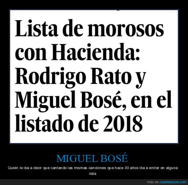 lista,miguel bosé,morosos