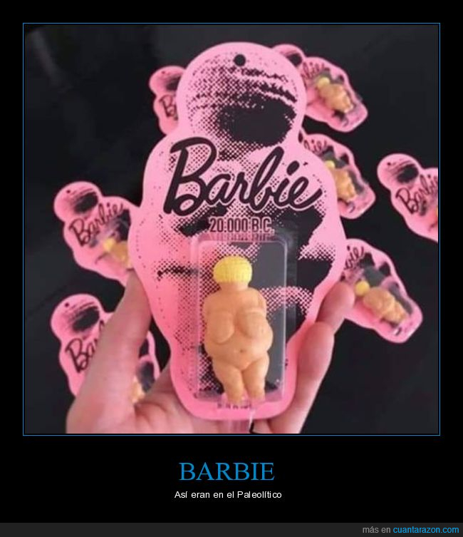 barbie,paleolítico,muñeca