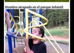 Enlace a Adultos que intentaron jugar en parques infantiles y terminaron desastrosamente
