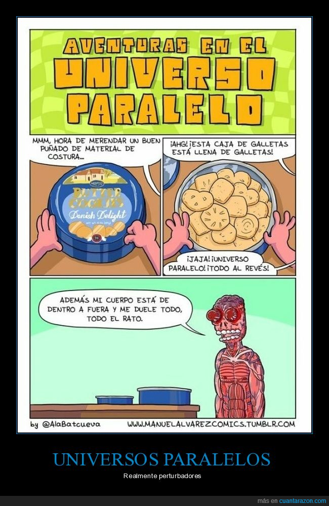 universo paralelo,merendar,costura,caja,galletas