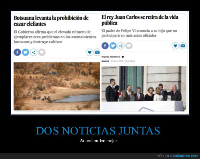 rey,juan carlos,retirarse,noticias,botsuana,prohibición,cazar,elefantes