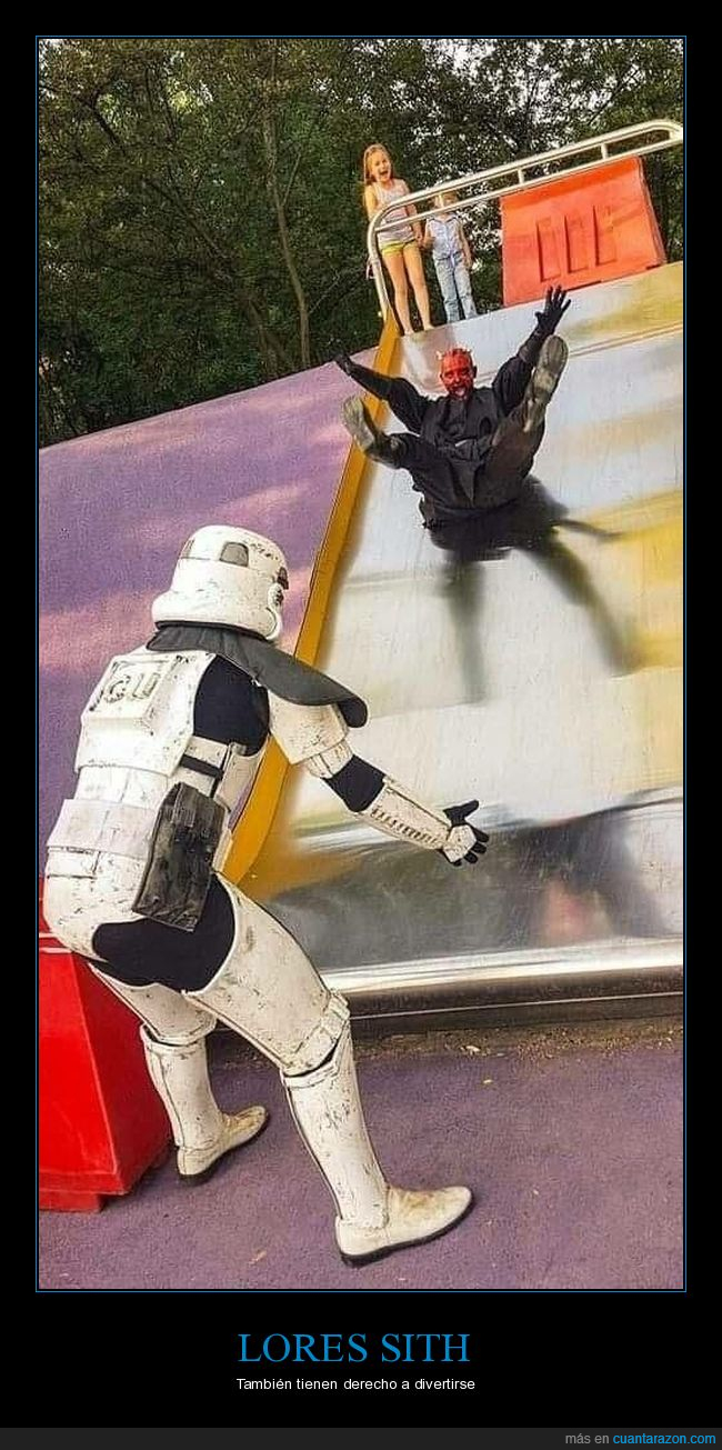 darth mail,tobogán,star wars