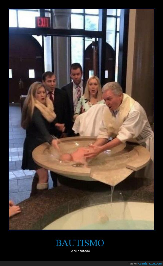 bautismo,bebé,fails