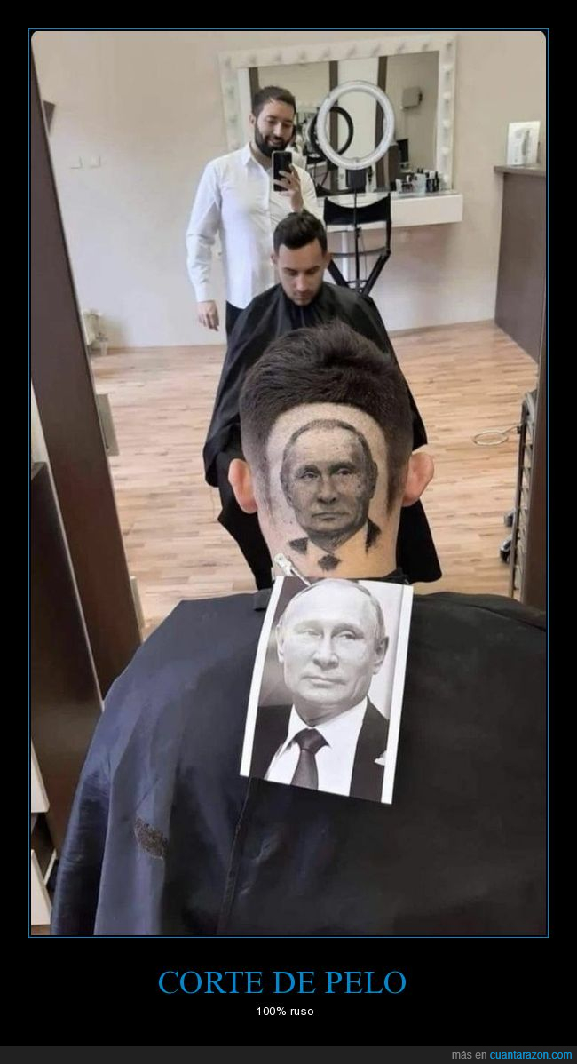 corte de pelo,putin,rusos,pol&iacute;ticos