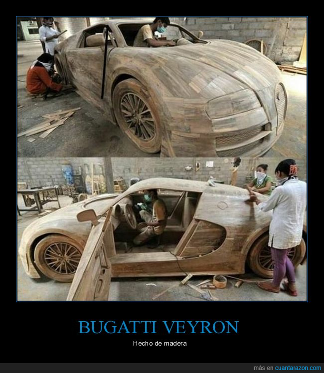 bugatti veyron,coche,madera