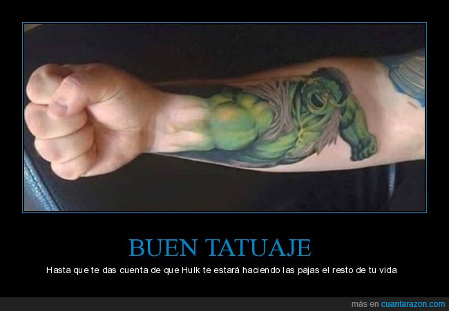 tatuaje,brazo,hulk