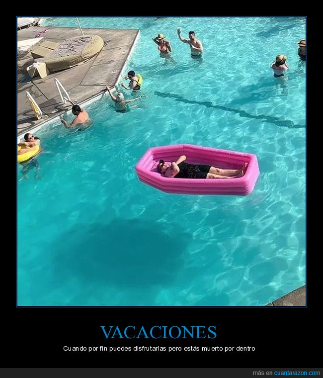 ataúd,colchoneta,piscina