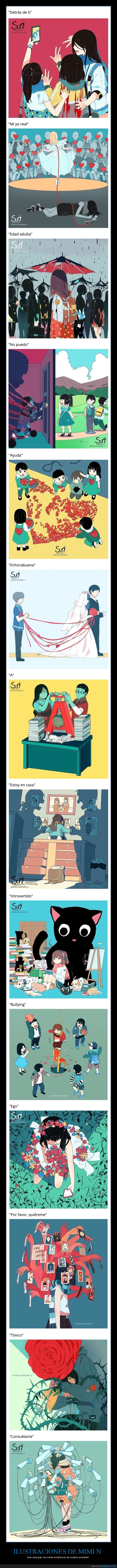 ilustarciones,mimi n,males,sociedad