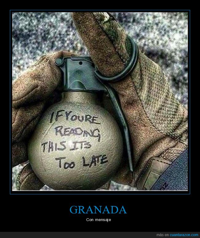 granada,mensaje,leer,demasiado tarde