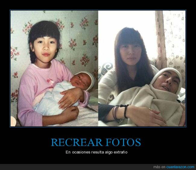 recreando,foto,bebé,madre