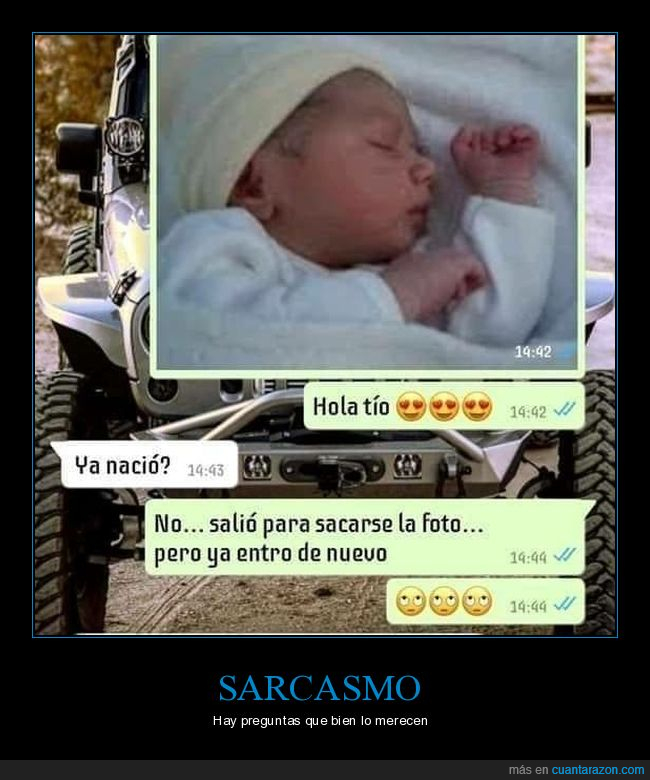 whatsapp,bebé,nacer,salir,foto,entrar