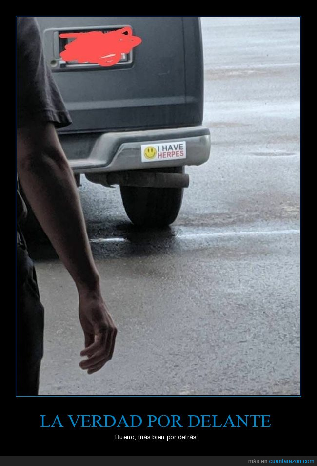 coche,pegatina,herpes,wtf