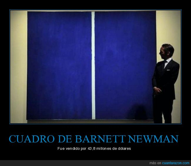 cuadro,barnett newman,vendido,precio,wtf,arte