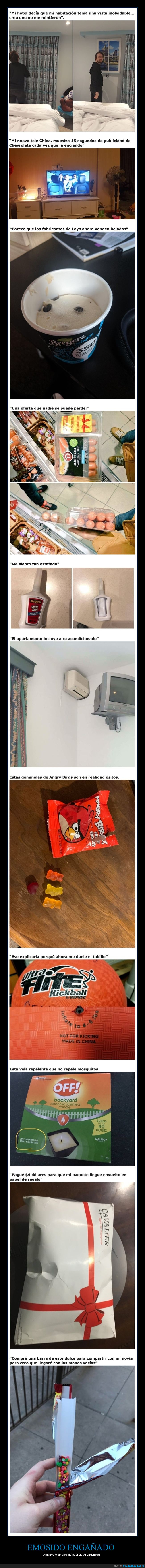 publicidad engañosa,productos,engaños