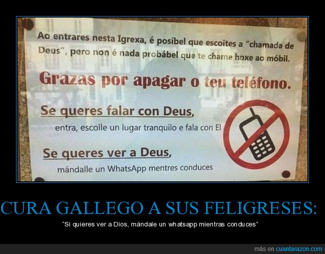 cura,ver,dios,whatsapp,conducir,cartel