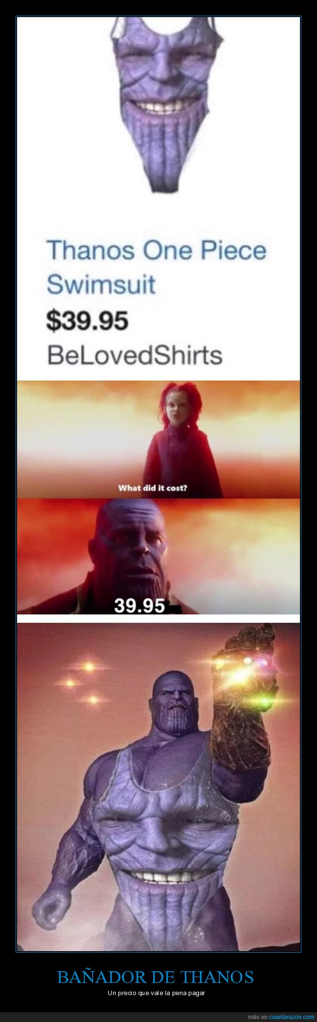 bañador,thanos,absurdo