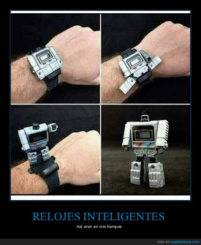 reloj,transformers,retro