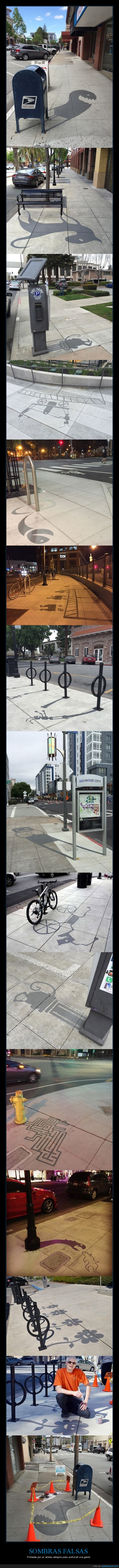 sombras,falsas,artista callejero