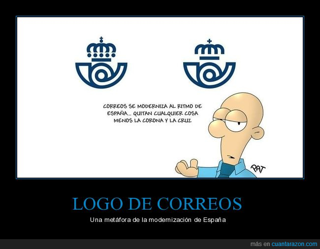 logo,correos,modernizarse,ritmo,españa,corona,cruz